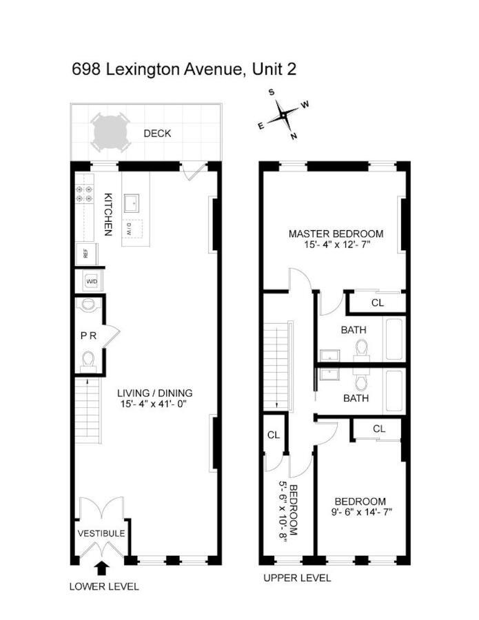 Newly Renovated Duplex Apartment 2 New York Buitenkant foto